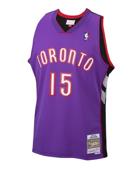 Vince Carter #15 Toronto Raptors Hardwood Classic Jersey for Sale